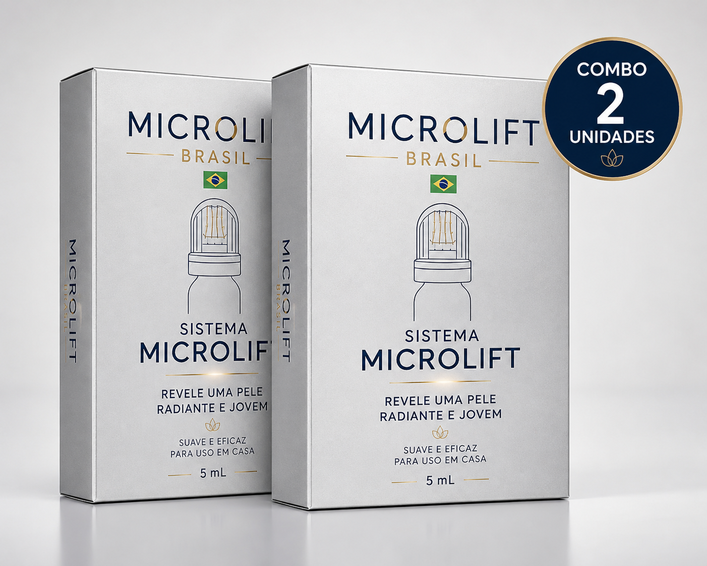 2 Kits Lábios mais volumosos e suaves em 5 minutos com o sistema MicroLift!