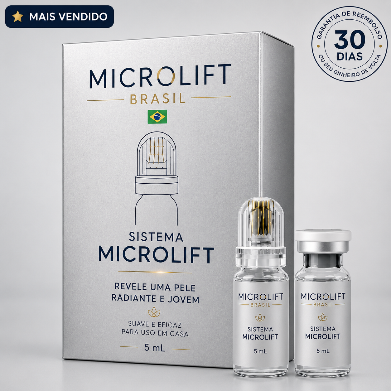 Lábios mais volumosos e suaves em 5 minutos com o sistema MicroLift.